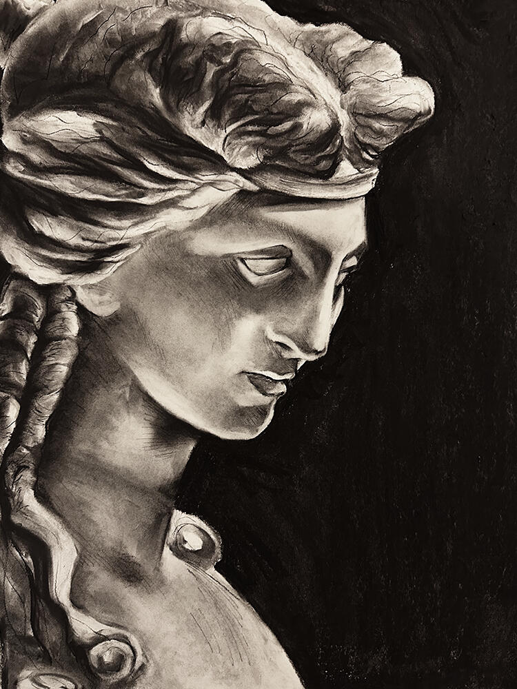 plaster cast, 2, 2023