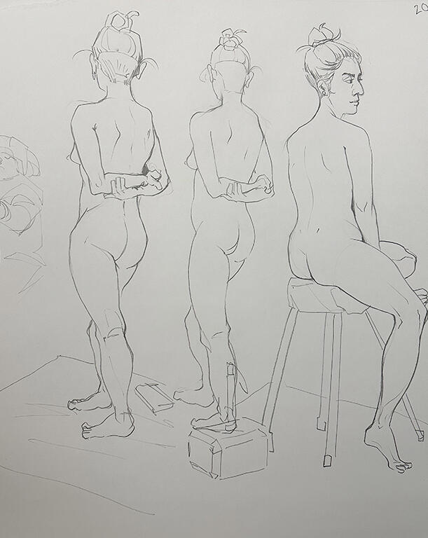 figure study, 2023